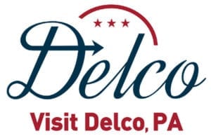 official logo for the Delaware county PA tourism Agency