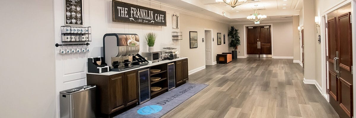 The Franklin Café in the Conference Center