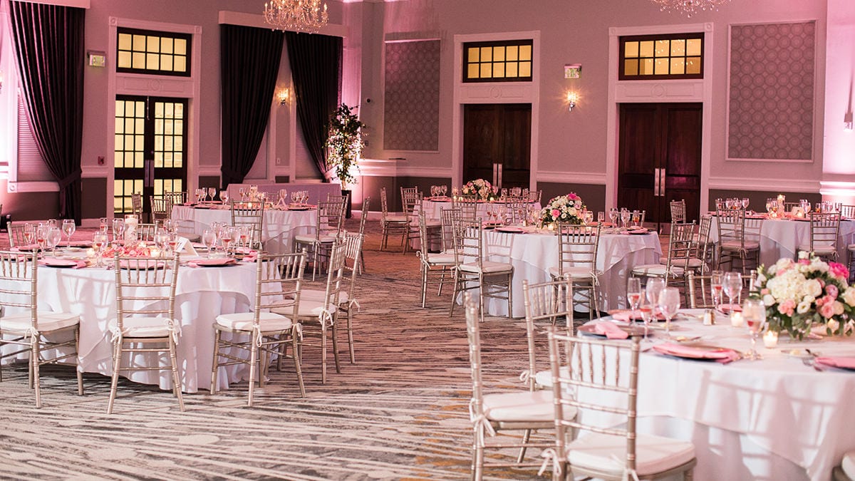 Wedding Seating in the Grand Ballroom