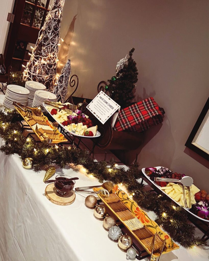 Holiday themed Hors D'oeuvres